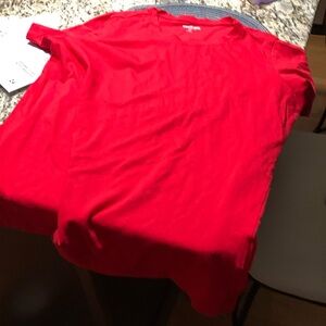 Red lands end t shirt